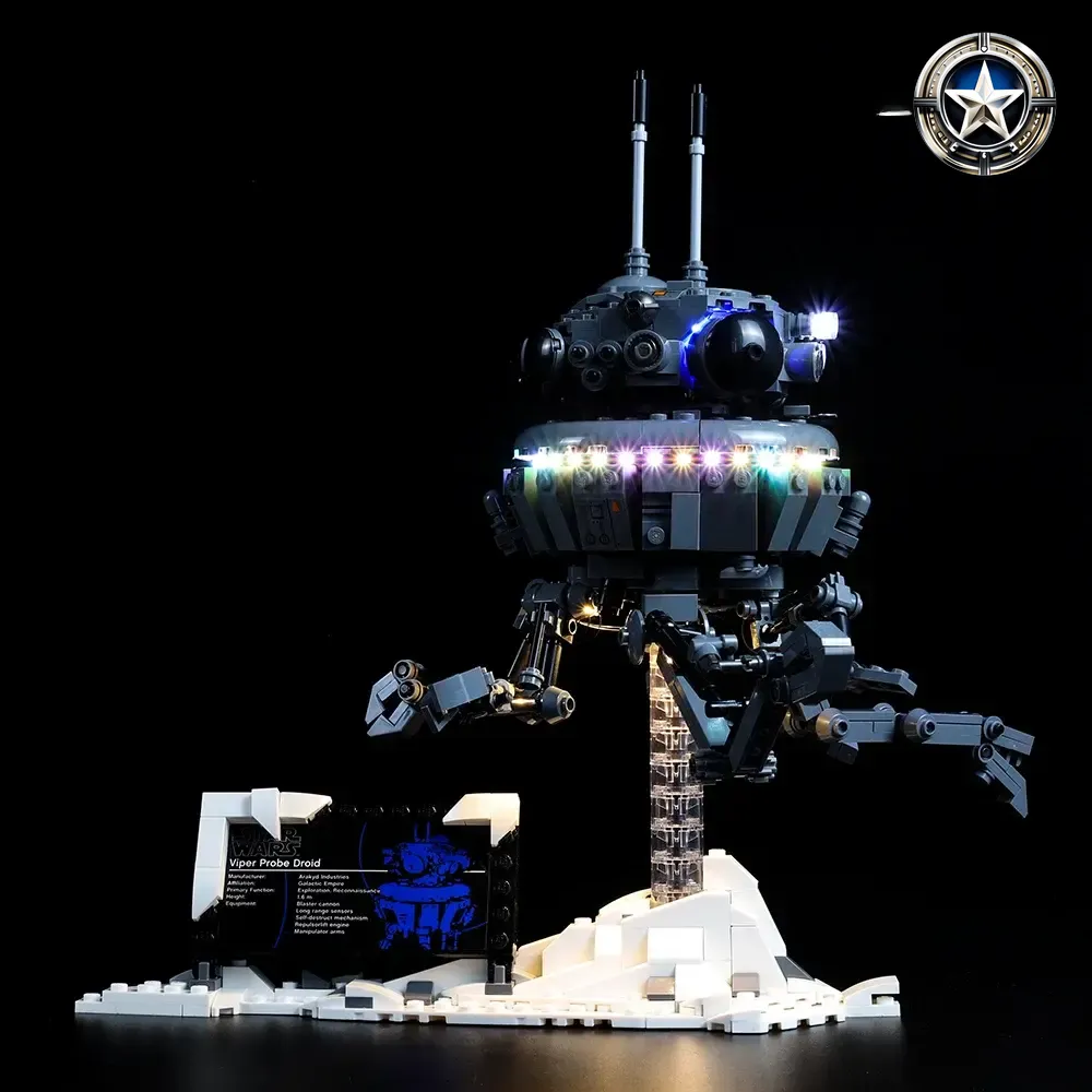 Imperial Probe Droid Lighting Kit Compatible with LEGO Set 75306 Complete Upgrade Imperial Probe Droid Lighting Kit Compatible with LEGO Set 75306 Complete Upgrade