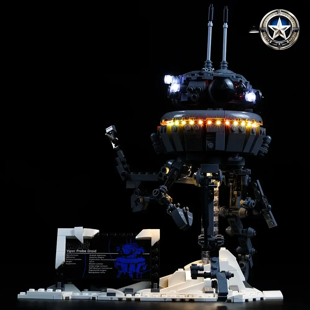 Imperial Probe Droid Lighting Kit Compatible with LEGO Set 75306 Complete Upgrade Imperial Probe Droid Lighting Kit Compatible with LEGO Set 75306 Complete Upgrade