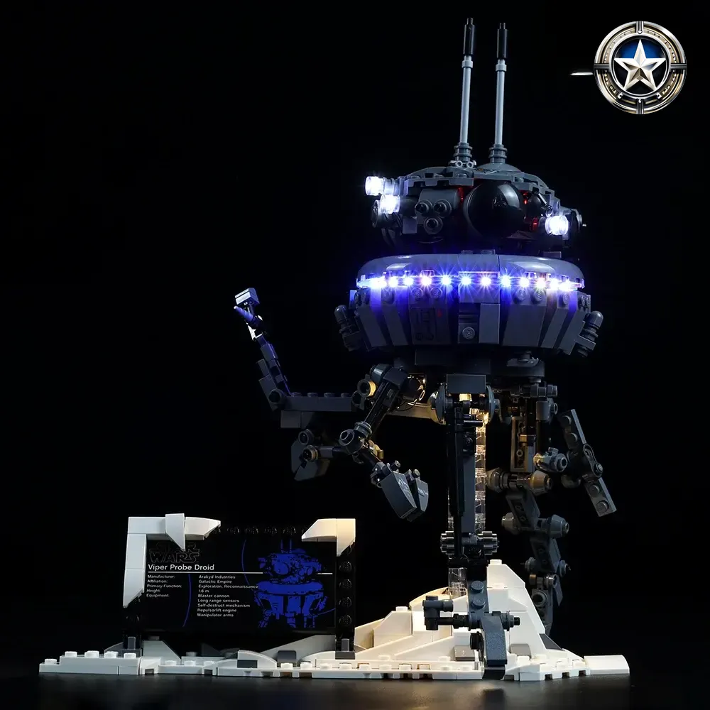 Imperial Probe Droid Lighting Kit Compatible with LEGO Set 75306 Complete Upgrade Imperial Probe Droid Lighting Kit Compatible with LEGO Set 75306 Complete Upgrade