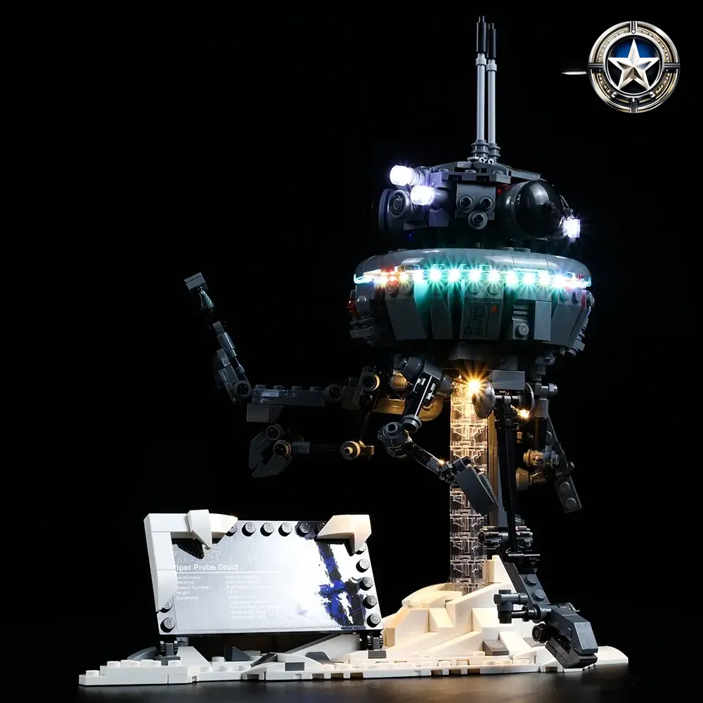 Imperial Probe Droid Lighting Kit Compatible with LEGO Set 75306 Complete Upgrade Imperial Probe Droid Lighting Kit Compatible with LEGO Set 75306 Complete Upgrade