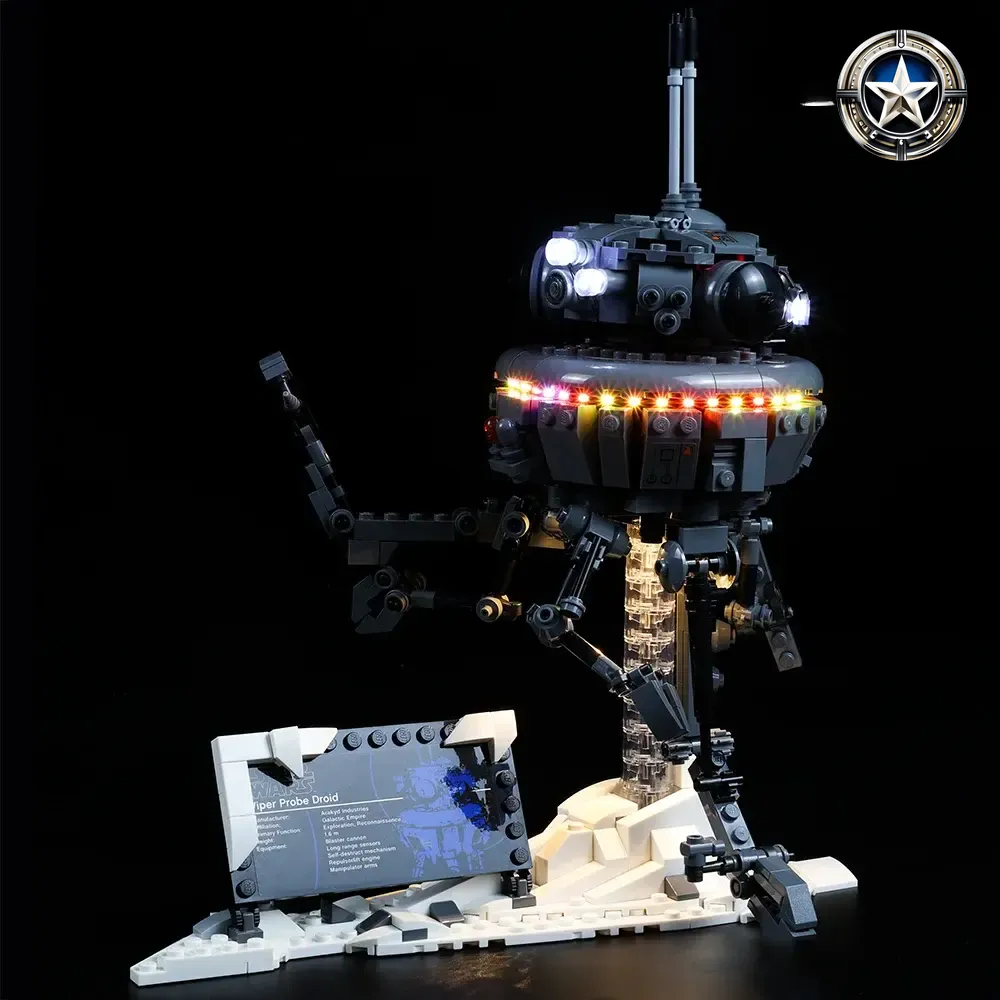 Imperial Probe Droid Lighting Kit Compatible with LEGO Set 75306 Complete Upgrade Imperial Probe Droid Lighting Kit Compatible with LEGO Set 75306 Complete Upgrade