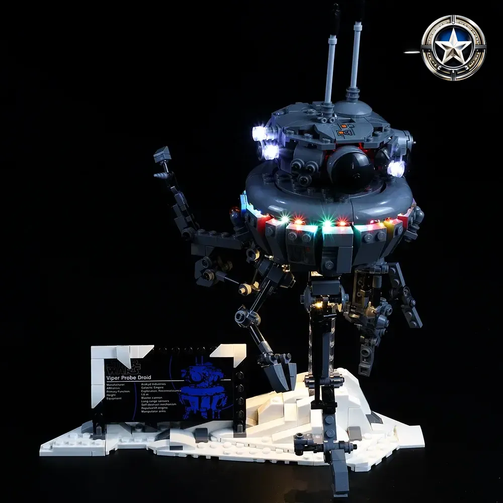 Imperial Probe Droid Lighting Kit Compatible with LEGO Set 75306 Complete Upgrade Imperial Probe Droid Lighting Kit Compatible with LEGO Set 75306 Complete Upgrade