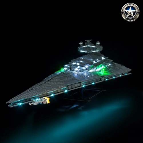 Imperial Star Destroyer Lighting Kit for Enhanced Model Display 75252 Version