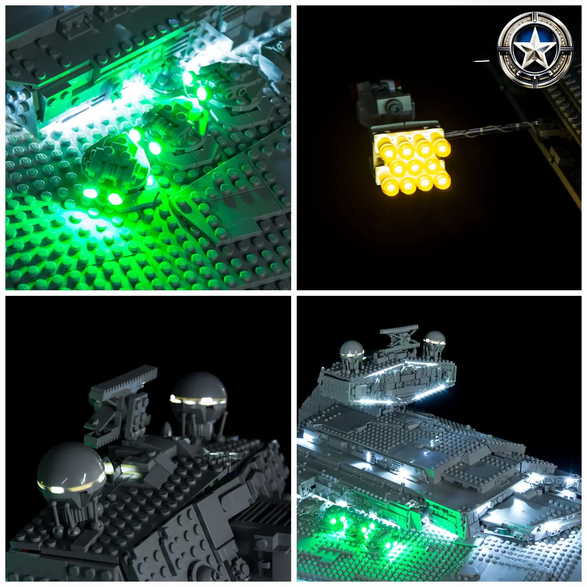 Imperial Star Destroyer Lighting Kit for Enhanced Model Display 75252 Version Imperial Star Destroyer Lighting Kit for Enhanced Model Display 75252 Version