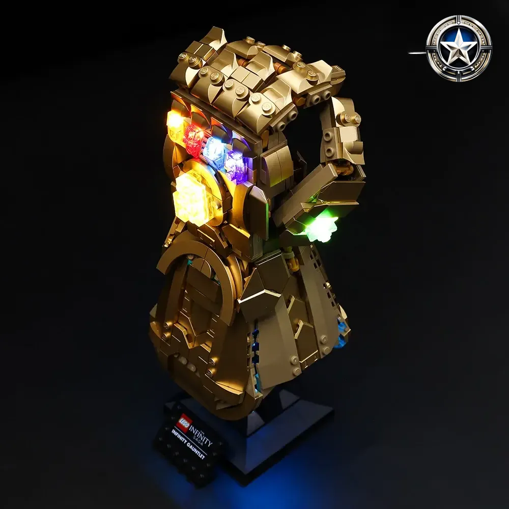 Infinity Gauntlet Light Kit for Marvel 76191 Updated Edition Toy Accessories Infinity Gauntlet Light Kit for Marvel 76191 Updated Edition Toy Accessories