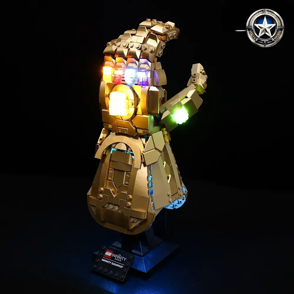 Infinity Gauntlet Light Kit for Marvel 76191 Updated Edition Toy Accessories Infinity Gauntlet Light Kit for Marvel 76191 Updated Edition Toy Accessories