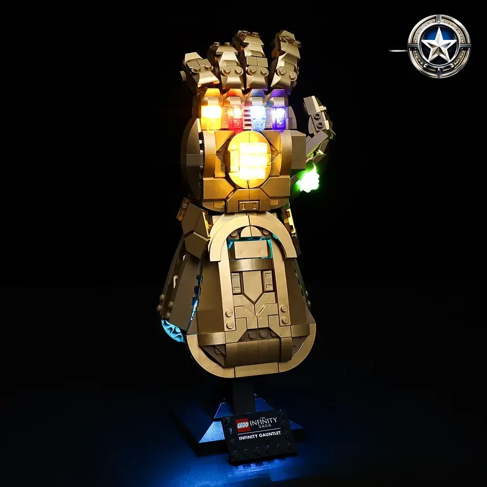 Infinity Gauntlet Light Kit for Marvel 76191 Updated Edition Toy Accessories Infinity Gauntlet Light Kit for Marvel 76191 Updated Edition Toy Accessories