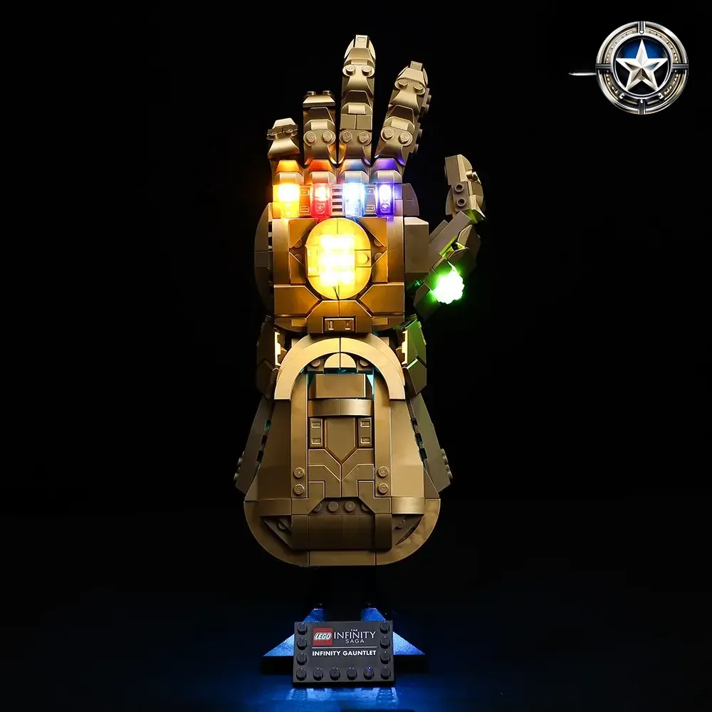 Infinity Gauntlet Light Kit for Marvel 76191 Updated Edition Toy Accessories Infinity Gauntlet Light Kit for Marvel 76191 Updated Edition Toy Accessories