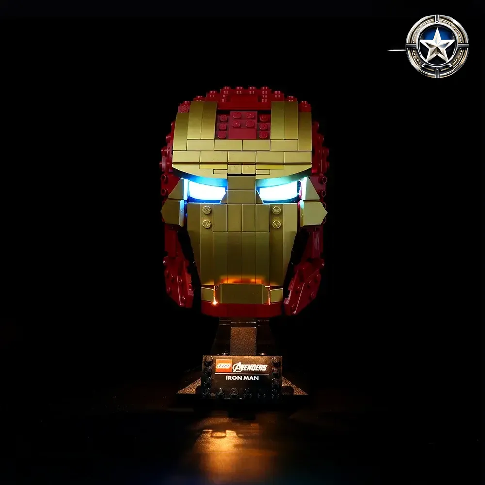 Iron Man Helmet Lighting Accessory Kit for Model 76165 Enhanced Display Iron Man Helmet Lighting Accessory Kit for Model 76165 Enhanced Display