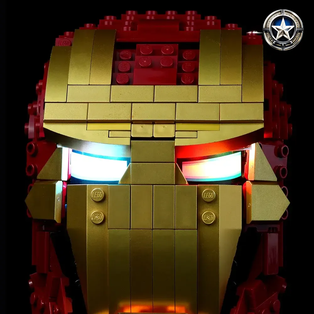 Iron Man Helmet Lighting Accessory Kit for Model 76165 Enhanced Display Iron Man Helmet Lighting Accessory Kit for Model 76165 Enhanced Display