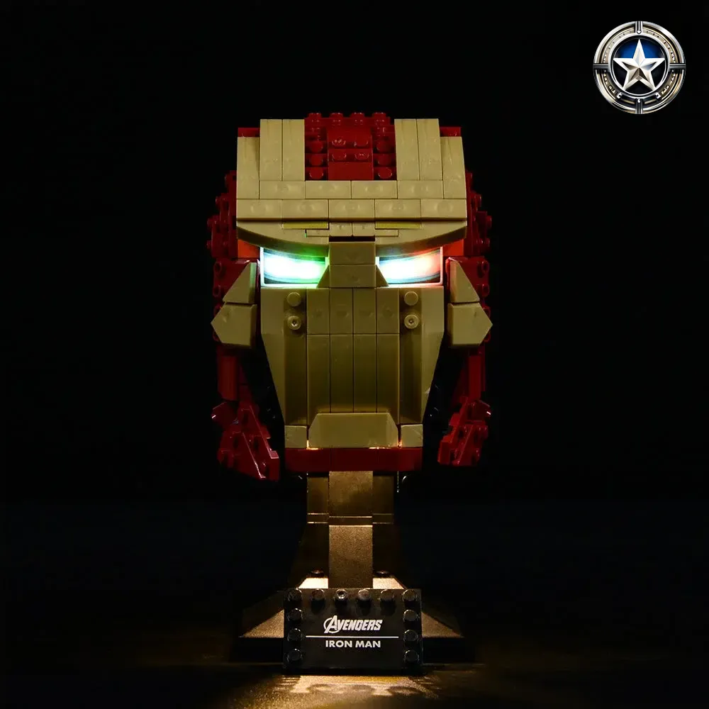 Iron Man Helmet Lighting Accessory Kit for Model 76165 Enhanced Display Iron Man Helmet Lighting Accessory Kit for Model 76165 Enhanced Display