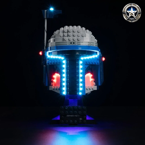 Light Kit for Jango Fett Helmet Model 75408 Accessory Upgrade Set