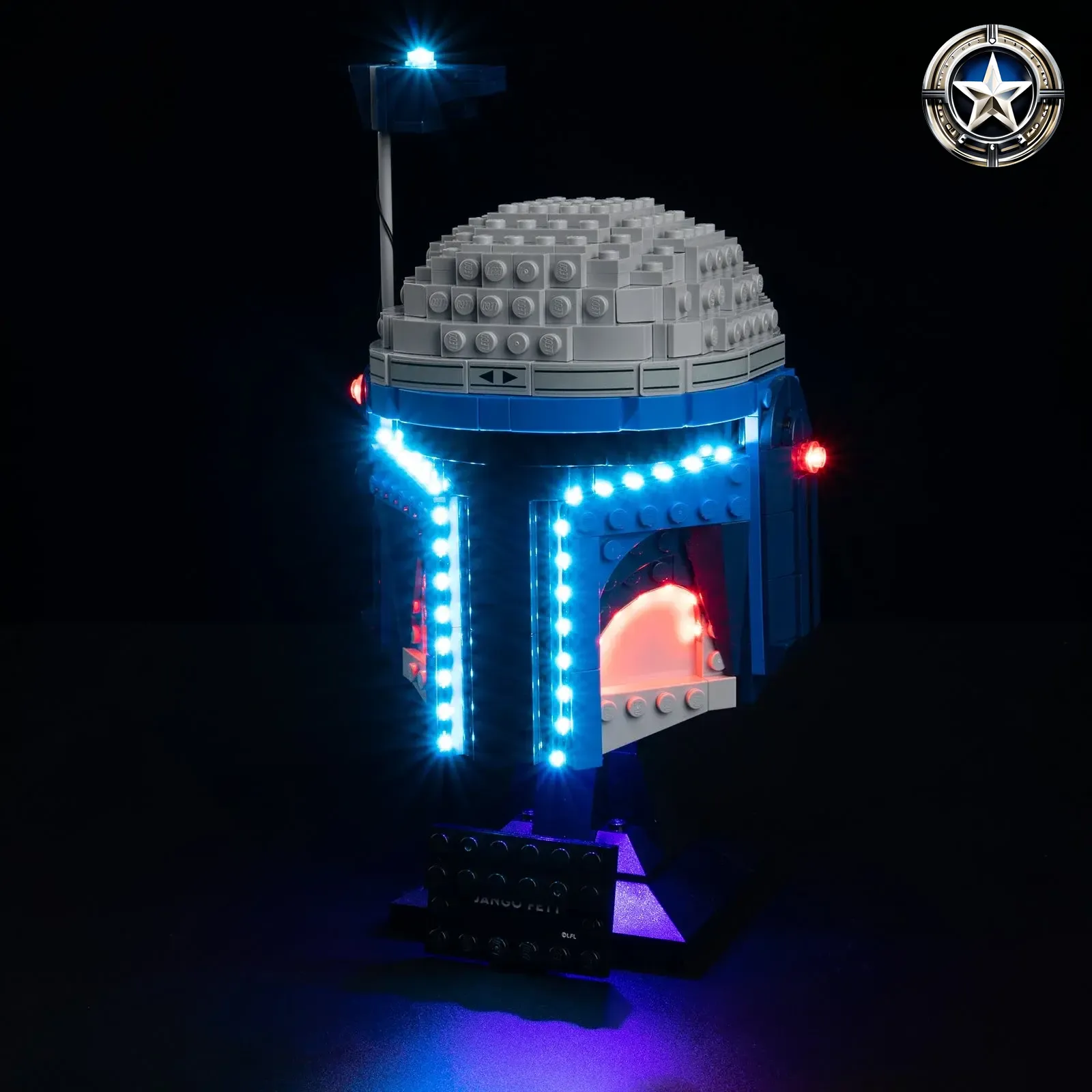 LEGO Jango Fett Helmet 75408 Light Kit