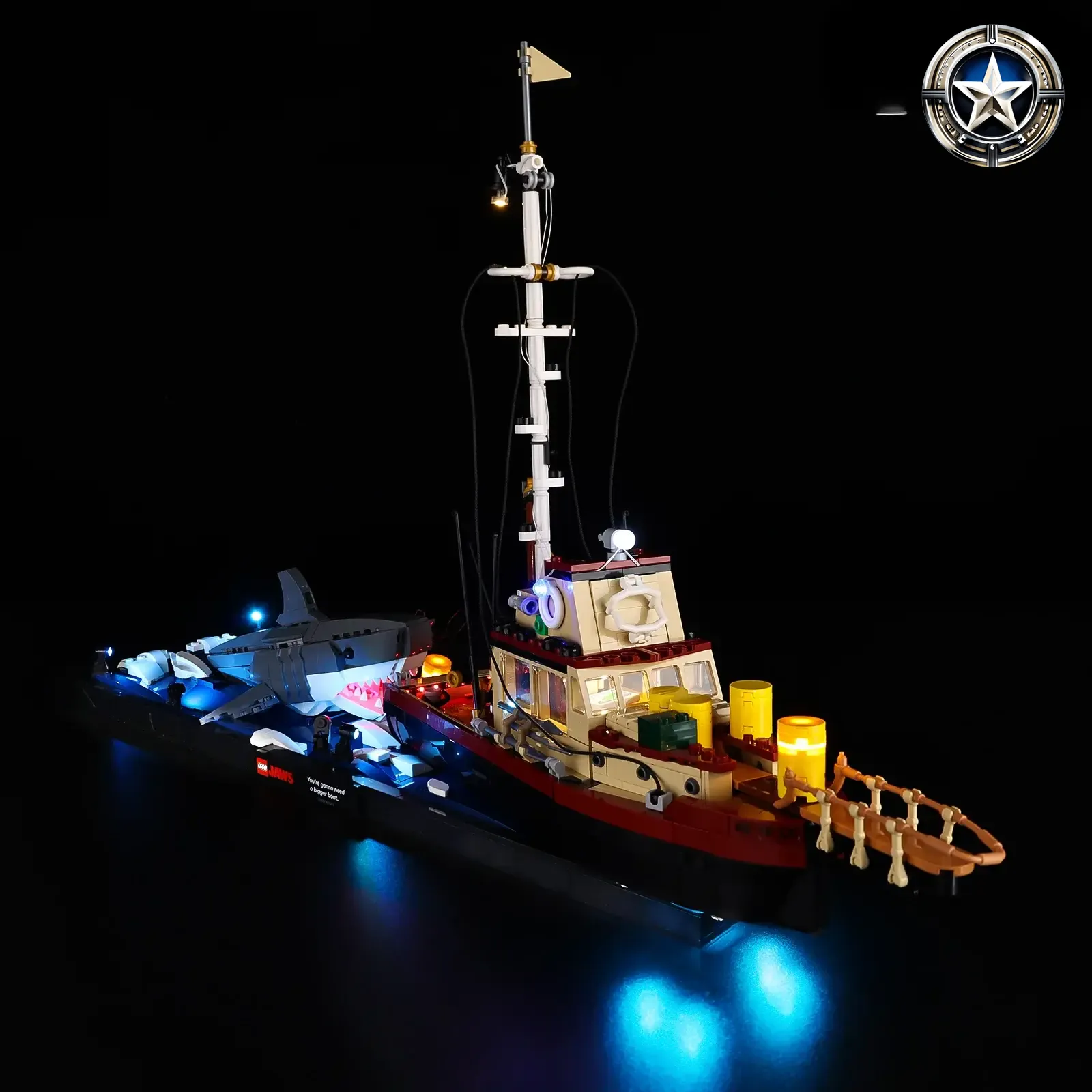 LED Light Kit for Jaws 21350 Shark Movie Collection Accessories LED Light Kit for Jaws 21350 Shark Movie Collection Accessories