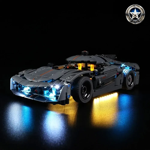 Light Kit for Koenigsegg Jesko Absolut Grey Hypercar 42173 Model