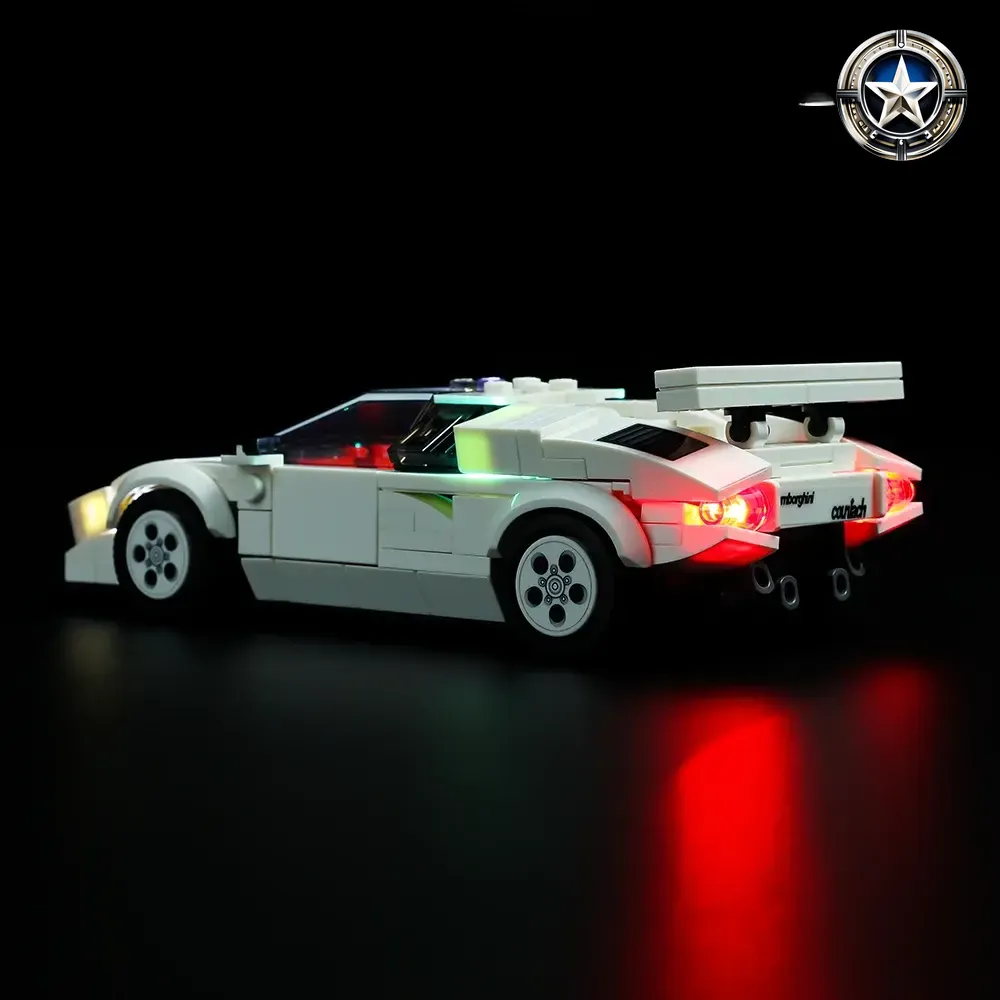 Lamborghini Countach Light Kit Model 76908 Exclusive Car Lighting Accessories Lamborghini Countach Light Kit Model 76908 Exclusive Car Lighting Accessories