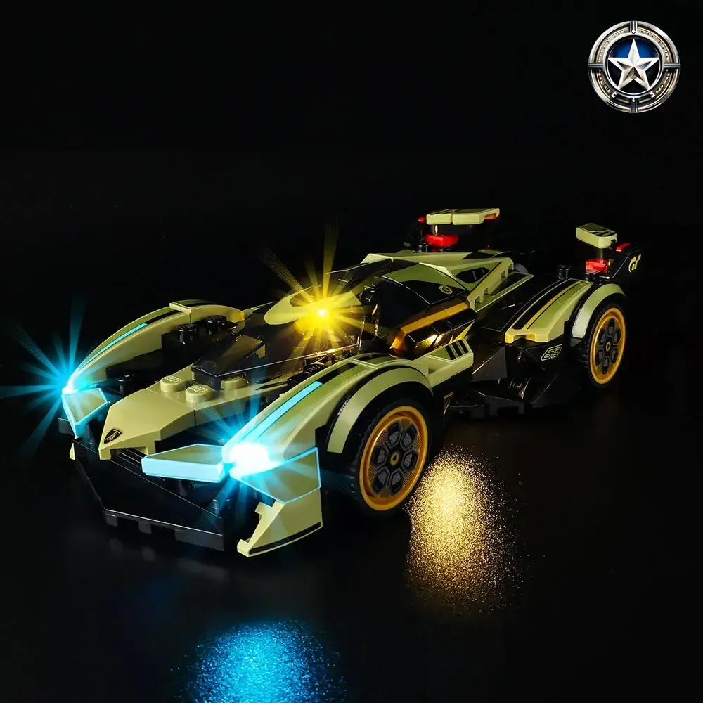 LEGO Lamborghini Lambo V12 Vision GT Super Car 76923 Light Kit