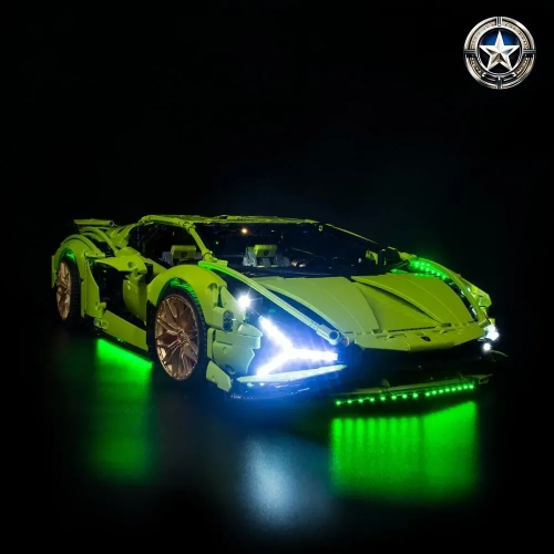 Lamborghini Sián FKP 37 Light Kit Model 42115 High Quality Car Accessory