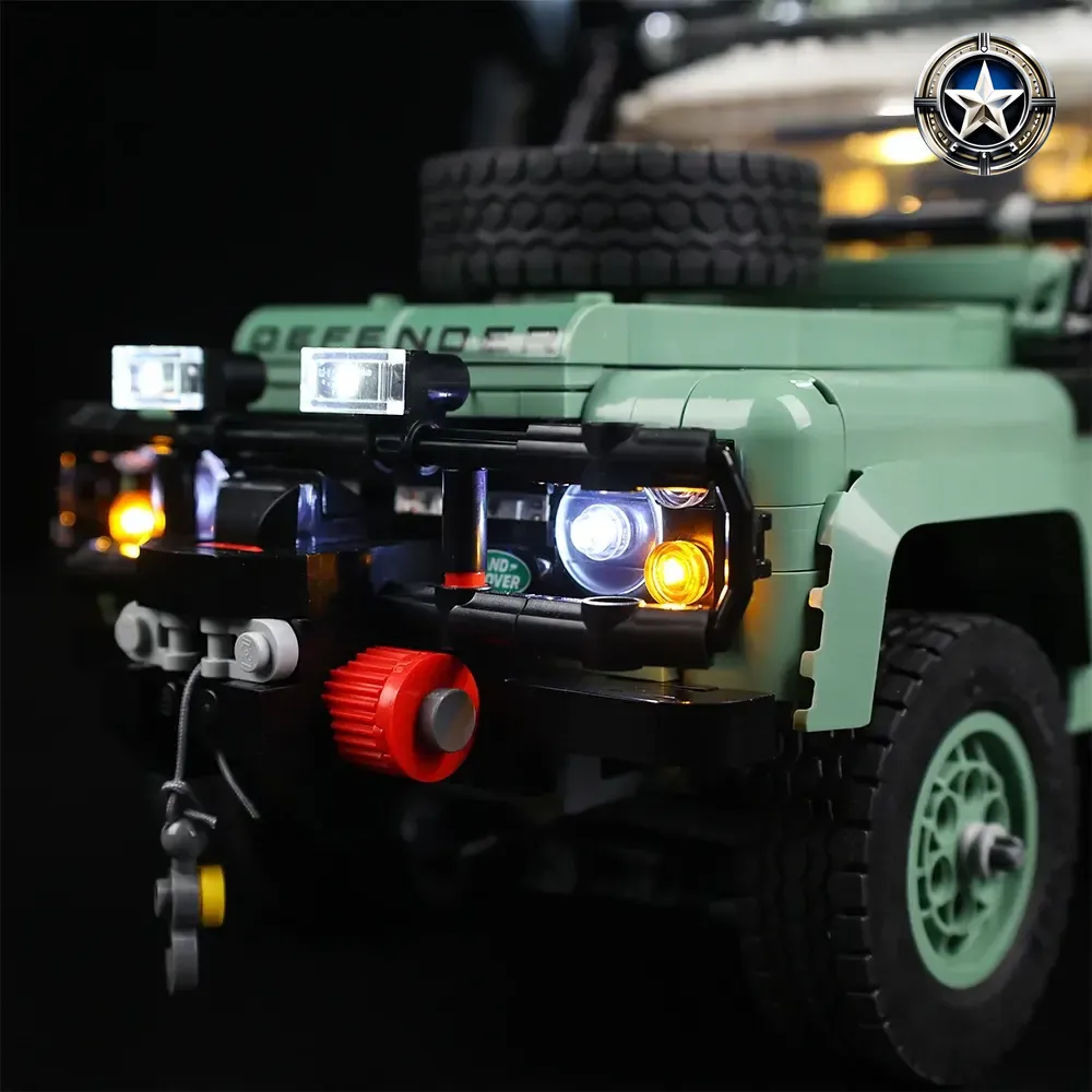 Land Rover Basic Defender 90 Light Kit Upgrade Accessory High Quality Land Rover Basic Defender 90 Light Kit Upgrade Accessory High Quality