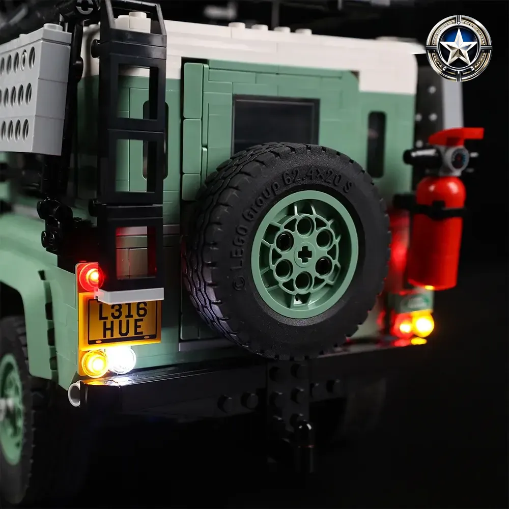 Land Rover Basic Defender 90 Light Kit Upgrade Accessory High Quality Land Rover Basic Defender 90 Light Kit Upgrade Accessory High Quality