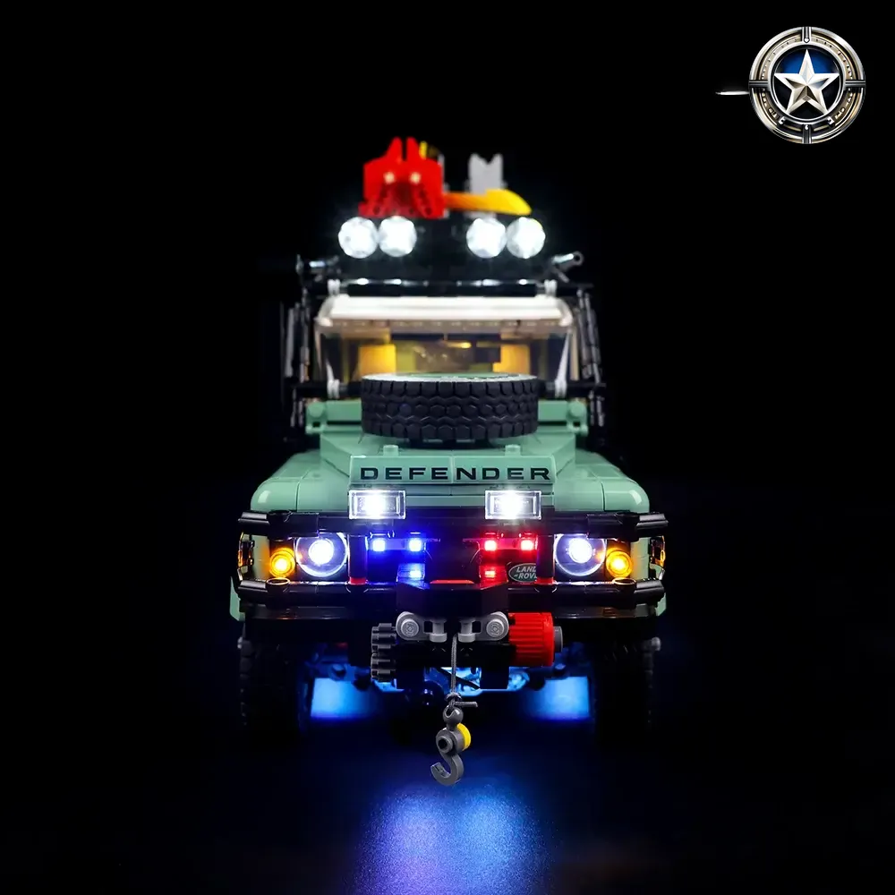 Land Rover Basic Defender 90 Light Kit Upgrade Accessory High Quality Land Rover Basic Defender 90 Light Kit Upgrade Accessory High Quality