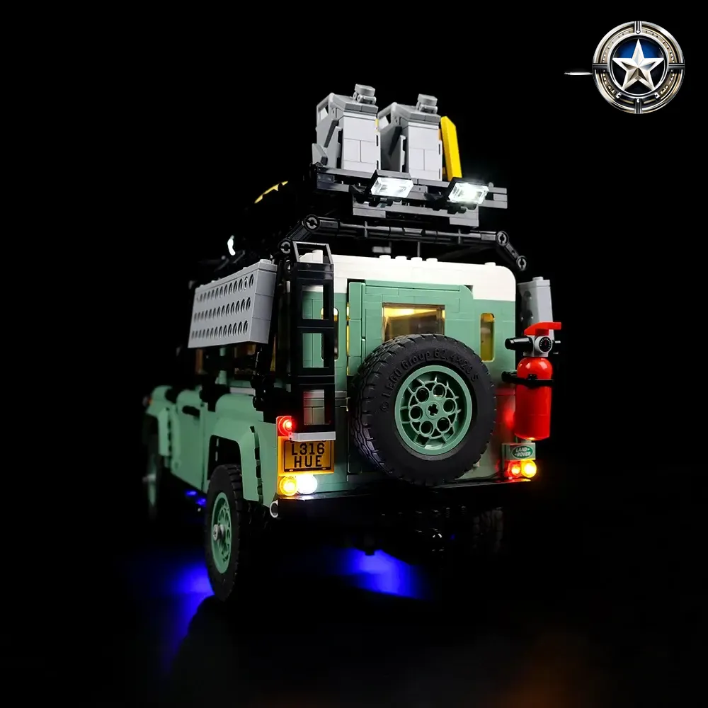 Land Rover Basic Defender 90 Light Kit Upgrade Accessory High Quality Land Rover Basic Defender 90 Light Kit Upgrade Accessory High Quality
