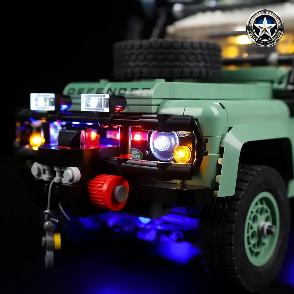 Land Rover Basic Defender 90 Light Kit Upgrade Accessory High Quality Land Rover Basic Defender 90 Light Kit Upgrade Accessory High Quality