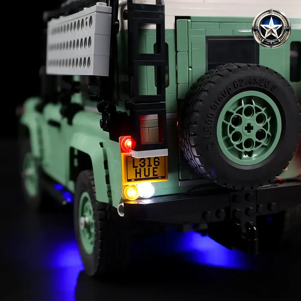 Land Rover Basic Defender 90 Light Kit Upgrade Accessory High Quality Land Rover Basic Defender 90 Light Kit Upgrade Accessory High Quality