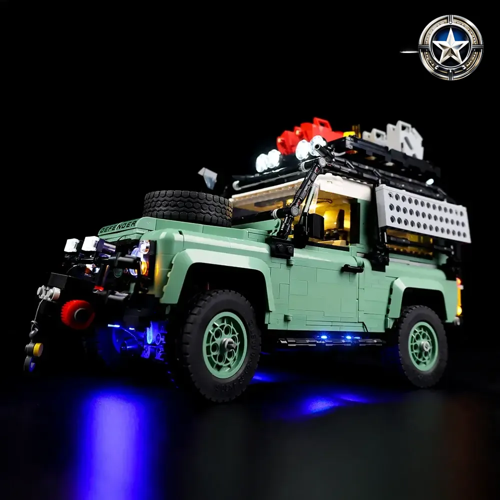 Land Rover Basic Defender 90 Light Kit Upgrade Accessory High Quality Land Rover Basic Defender 90 Light Kit Upgrade Accessory High Quality