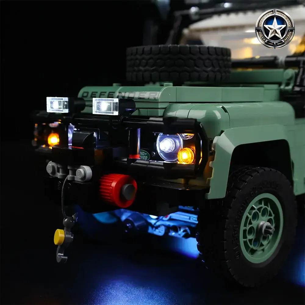 Land Rover Basic Defender 90 Light Kit Upgrade Accessory High Quality Land Rover Basic Defender 90 Light Kit Upgrade Accessory High Quality