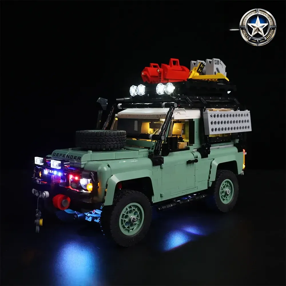 Land Rover Basic Defender 90 Light Kit Upgrade Accessory High Quality Land Rover Basic Defender 90 Light Kit Upgrade Accessory High Quality