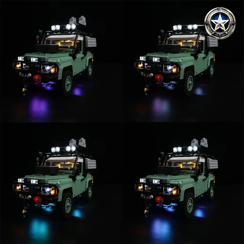 Land Rover Basic Defender 90 Light Kit Upgrade Accessory High Quality Land Rover Basic Defender 90 Light Kit Upgrade Accessory High Quality