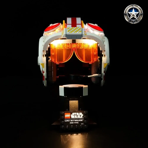 Light Kit for Luke Skywalker Red Five Helmet Model 75327 Accessory Set