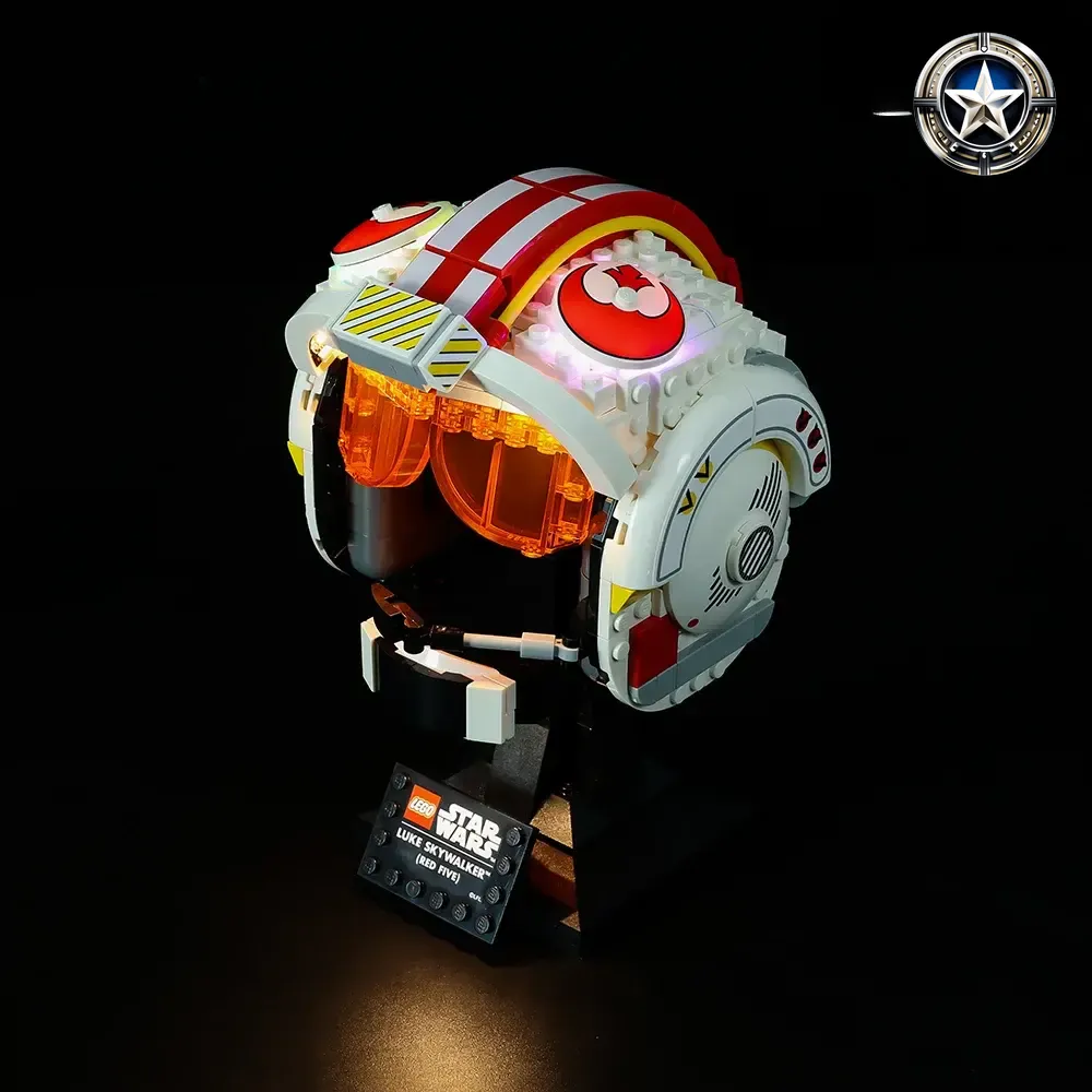Light Kit for Luke Skywalker Red Five Helmet Model 75327 Accessory Set Light Kit for Luke Skywalker Red Five Helmet Model 75327 Accessory Set