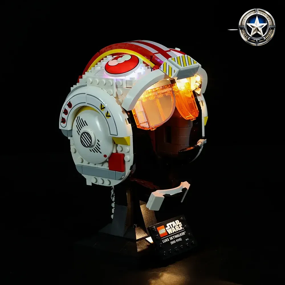 Light Kit for Luke Skywalker Red Five Helmet Model 75327 Accessory Set Light Kit for Luke Skywalker Red Five Helmet Model 75327 Accessory Set