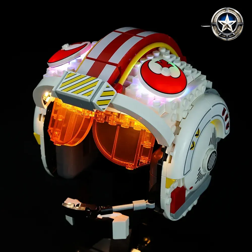 Light Kit for Luke Skywalker Red Five Helmet Model 75327 Accessory Set Light Kit for Luke Skywalker Red Five Helmet Model 75327 Accessory Set