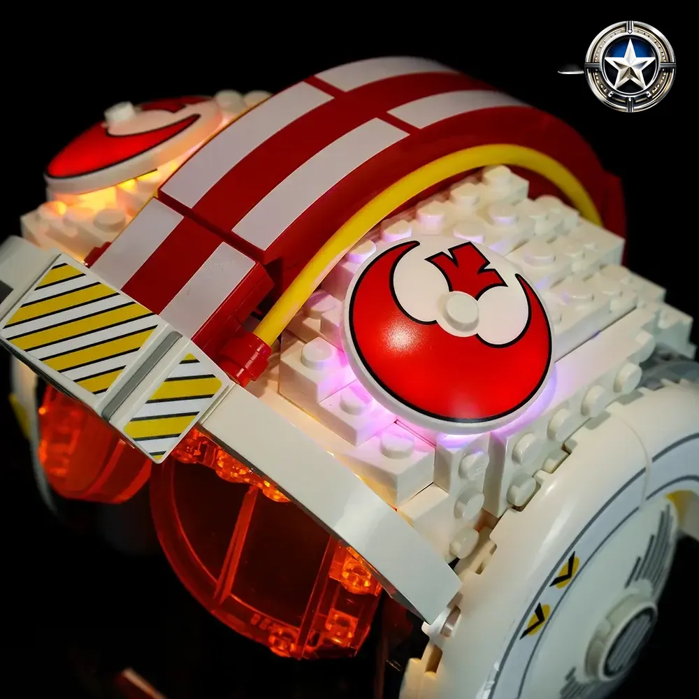 Light Kit for Luke Skywalker Red Five Helmet Model 75327 Accessory Set Light Kit for Luke Skywalker Red Five Helmet Model 75327 Accessory Set