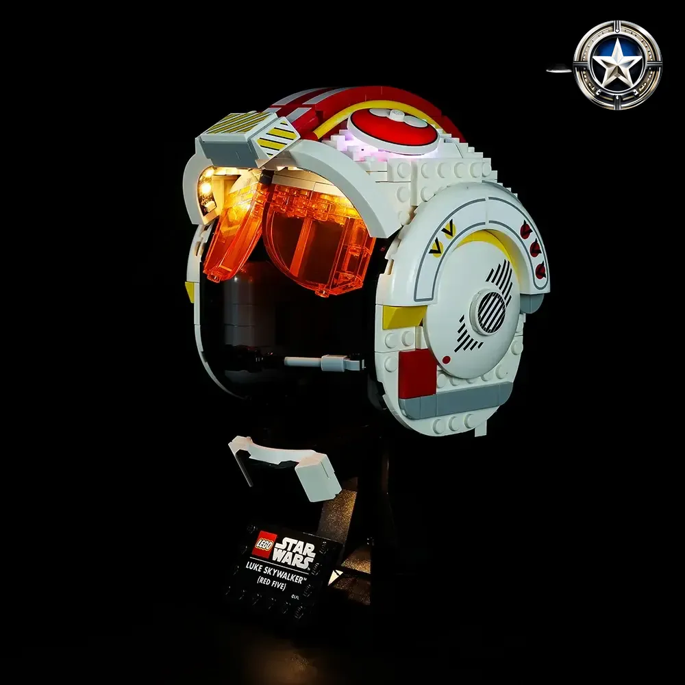 Light Kit for Luke Skywalker Red Five Helmet Model 75327 Accessory Set Light Kit for Luke Skywalker Red Five Helmet Model 75327 Accessory Set