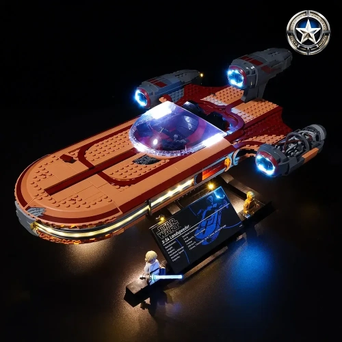 Light Kit for Luke Skywalker Landspeeder Model Number 75341 Complete Set
