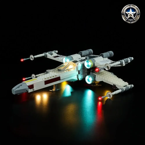 Light Kit for Luke Skywalker X Wing Fighter Set 75301 Premium Upgrade Accessory
