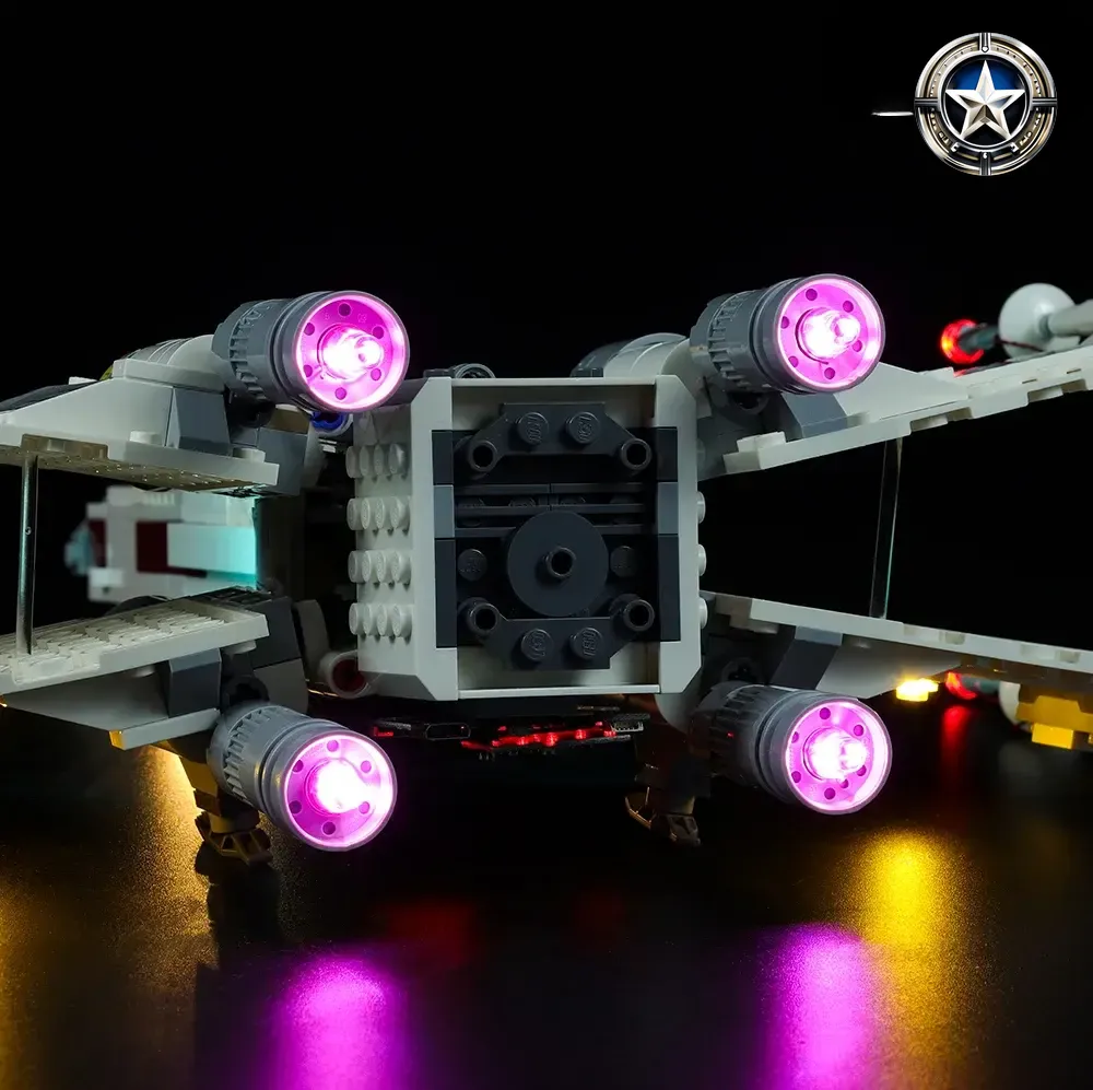 Light Kit for Luke Skywalker X Wing Fighter Set 75301 Premium Upgrade Accessory Light Kit for Luke Skywalker X Wing Fighter Set 75301 Premium Upgrade Accessory