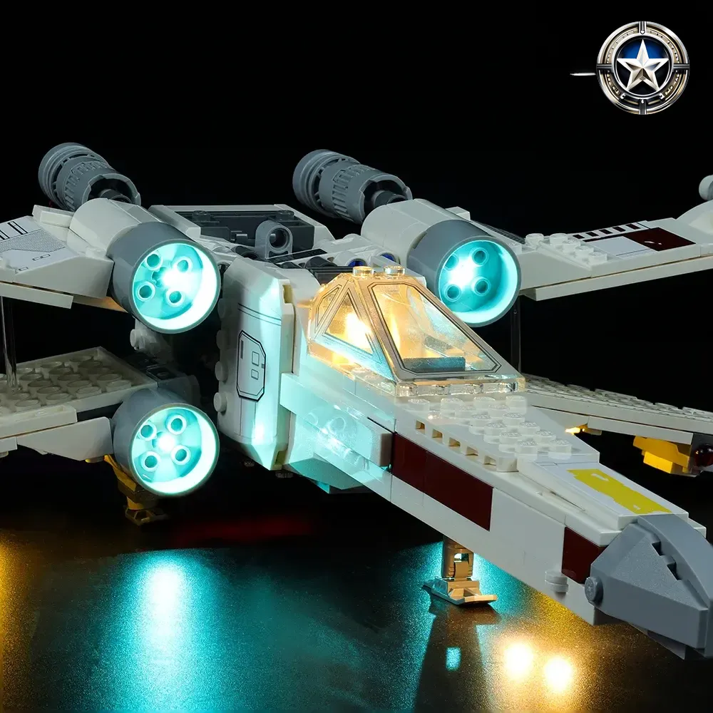 Light Kit for Luke Skywalker X Wing Fighter Set 75301 Premium Upgrade Accessory Light Kit for Luke Skywalker X Wing Fighter Set 75301 Premium Upgrade Accessory