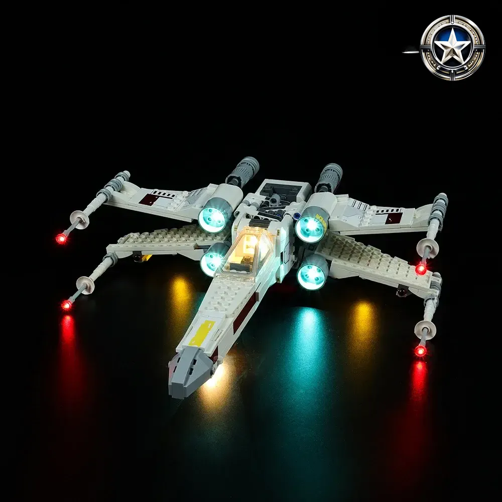 Light Kit for Luke Skywalker X Wing Fighter Set 75301 Premium Upgrade Accessory Light Kit for Luke Skywalker X Wing Fighter Set 75301 Premium Upgrade Accessory
