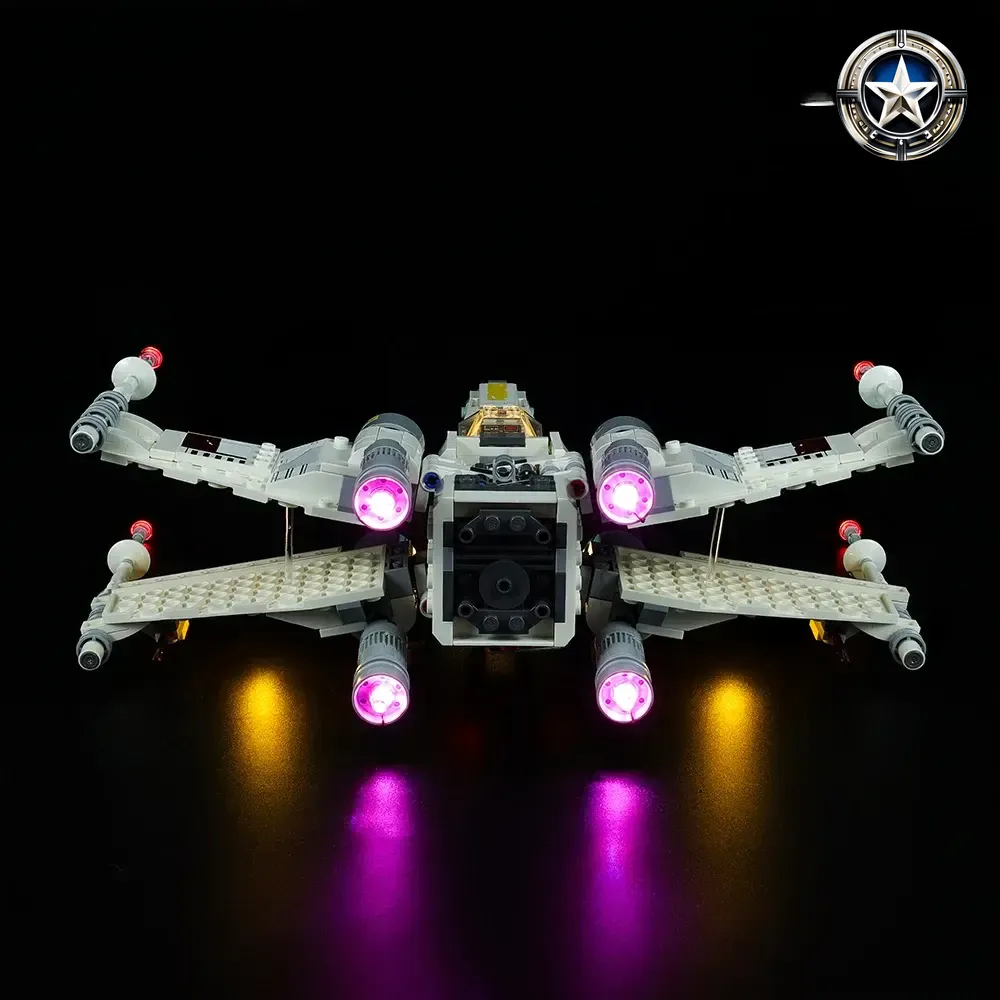Light Kit for Luke Skywalker X Wing Fighter Set 75301 Premium Upgrade Accessory Light Kit for Luke Skywalker X Wing Fighter Set 75301 Premium Upgrade Accessory