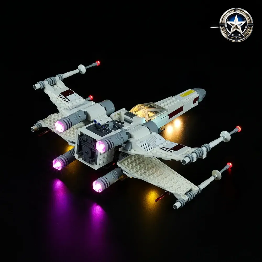 Light Kit for Luke Skywalker X Wing Fighter Set 75301 Premium Upgrade Accessory Light Kit for Luke Skywalker X Wing Fighter Set 75301 Premium Upgrade Accessory