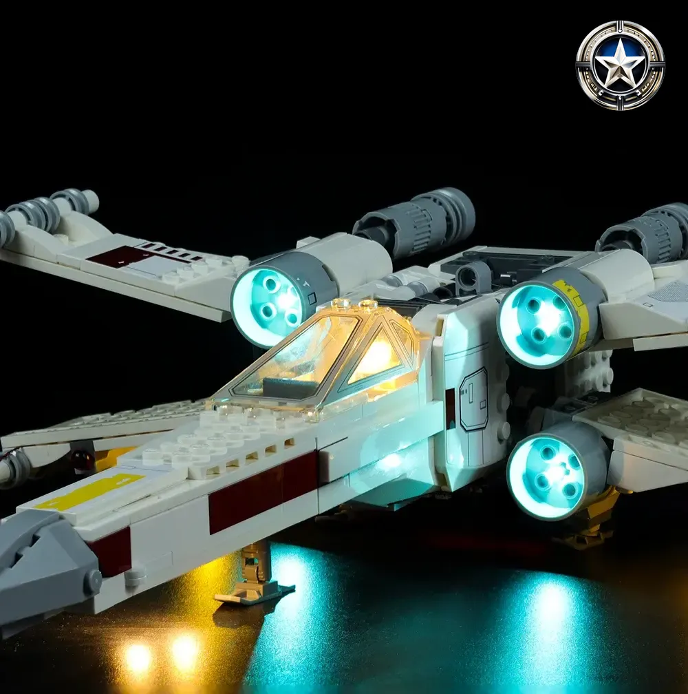 Light Kit for Luke Skywalker X Wing Fighter Set 75301 Premium Upgrade Accessory Light Kit for Luke Skywalker X Wing Fighter Set 75301 Premium Upgrade Accessory