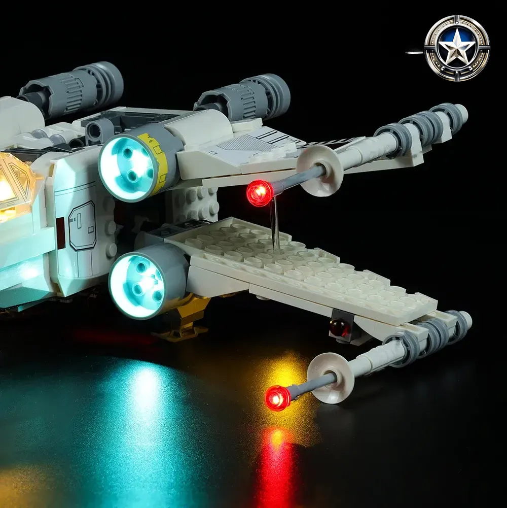 Light Kit for Luke Skywalker X Wing Fighter Set 75301 Premium Upgrade Accessory Light Kit for Luke Skywalker X Wing Fighter Set 75301 Premium Upgrade Accessory