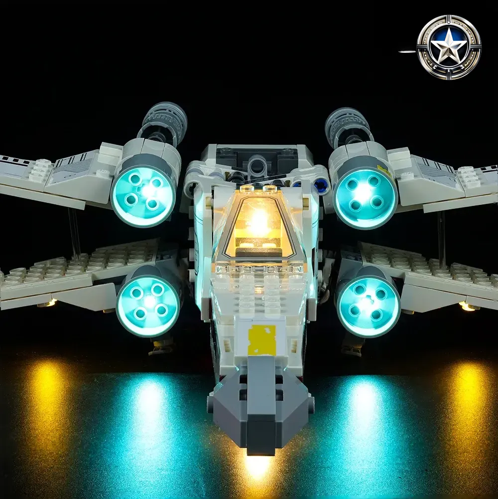 Light Kit for Luke Skywalker X Wing Fighter Set 75301 Premium Upgrade Accessory Light Kit for Luke Skywalker X Wing Fighter Set 75301 Premium Upgrade Accessory