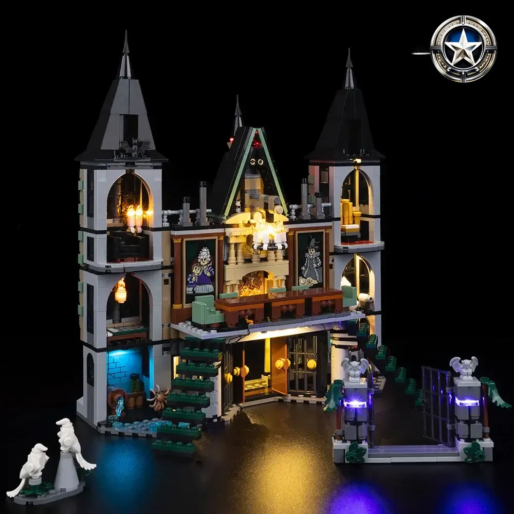 Light Kit for Lego Malfoy Manor Building Set 76453 Enhanced Lighting Accessories Light Kit for Lego Malfoy Manor Building Set 76453 Enhanced Lighting Accessories