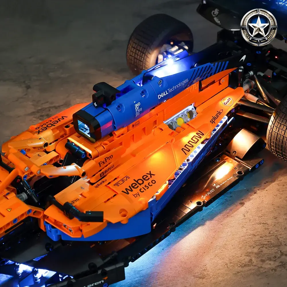 Light Kit for McLaren Formula One Race Car Model 42141 for Racing Enthusiasts Light Kit for McLaren Formula One Race Car Model 42141 for Racing Enthusiasts